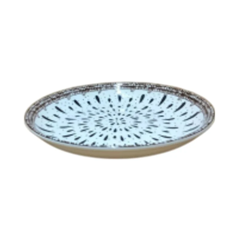 Assiette plate en céramique, D10 pouces