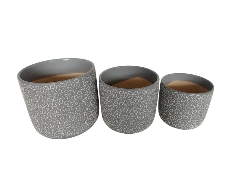 Set de 3 vases en céramique