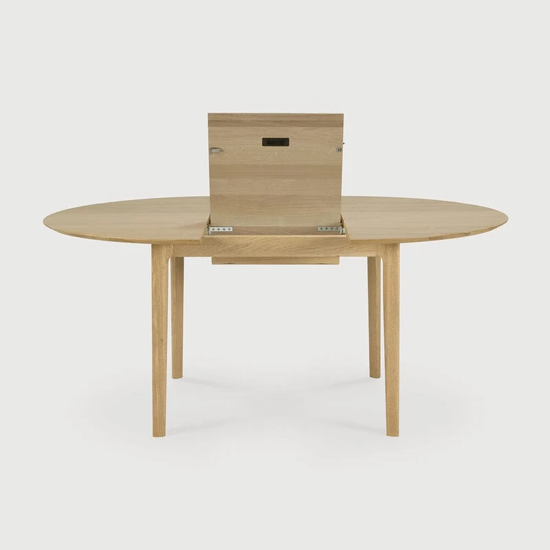 Table ronde extensible Ethnicraft - Bok chêne
