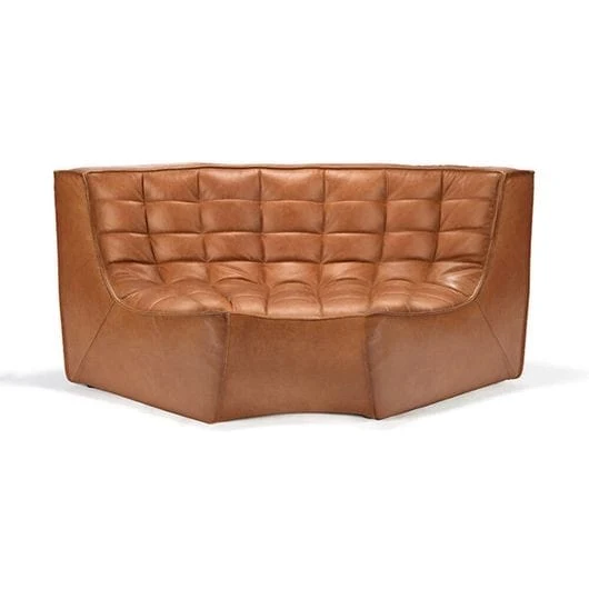 Ethnicraft Canapé Modulaire N701 (90° Angle Arrondi)