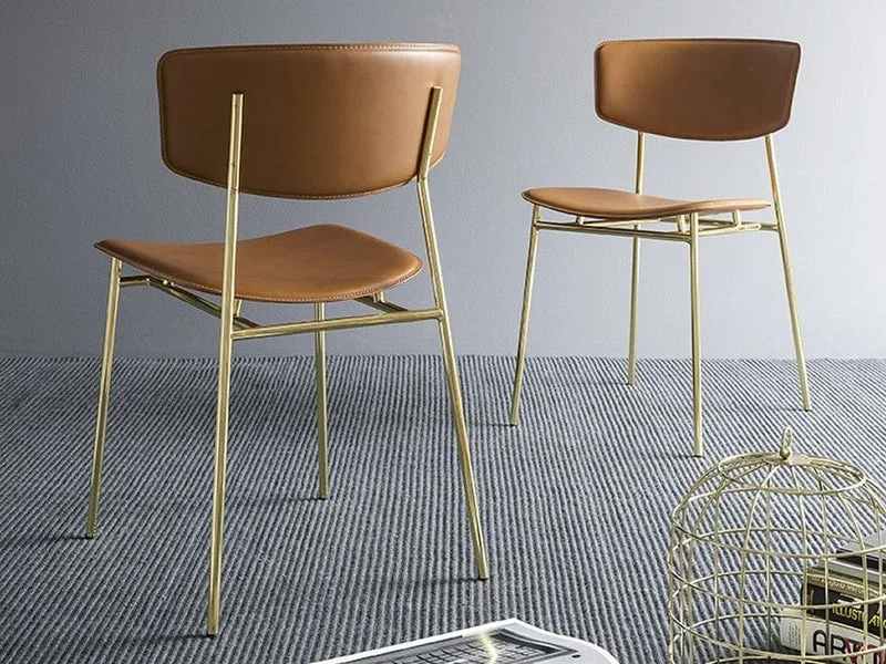 Chaise Calligaris - Fifties cuir