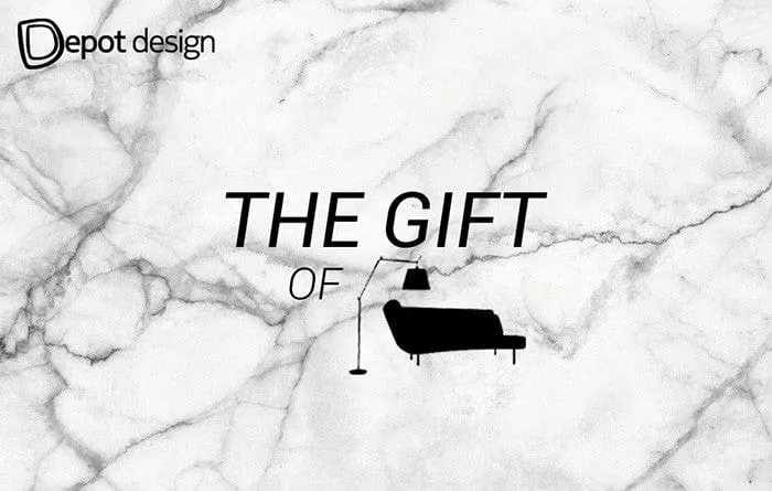 Bon Cadeau - Depot Design Cartes Cadeaux