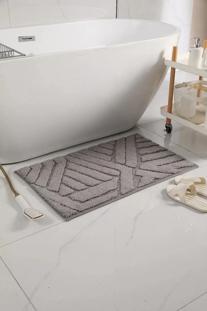 Tapis de douche sdb anti dérapant, 50x80cm