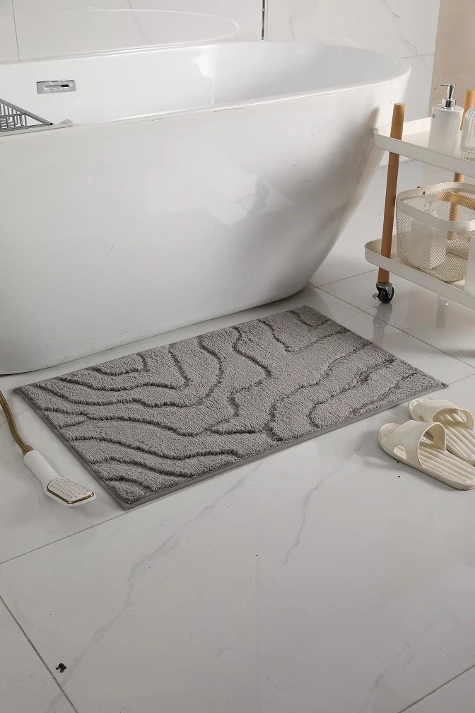Tapis de douche sdb anti dérapant, 50x80cm