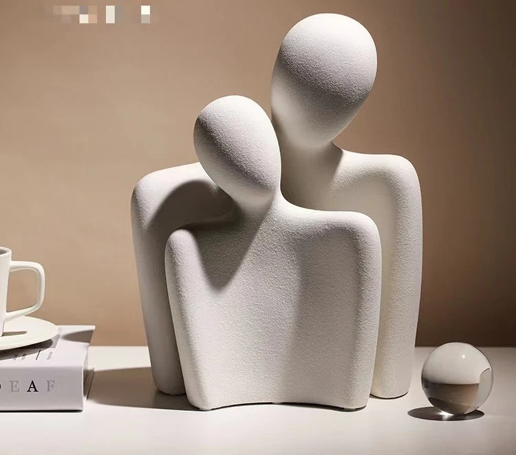 Statue décorative en céramique, 18xH25cm