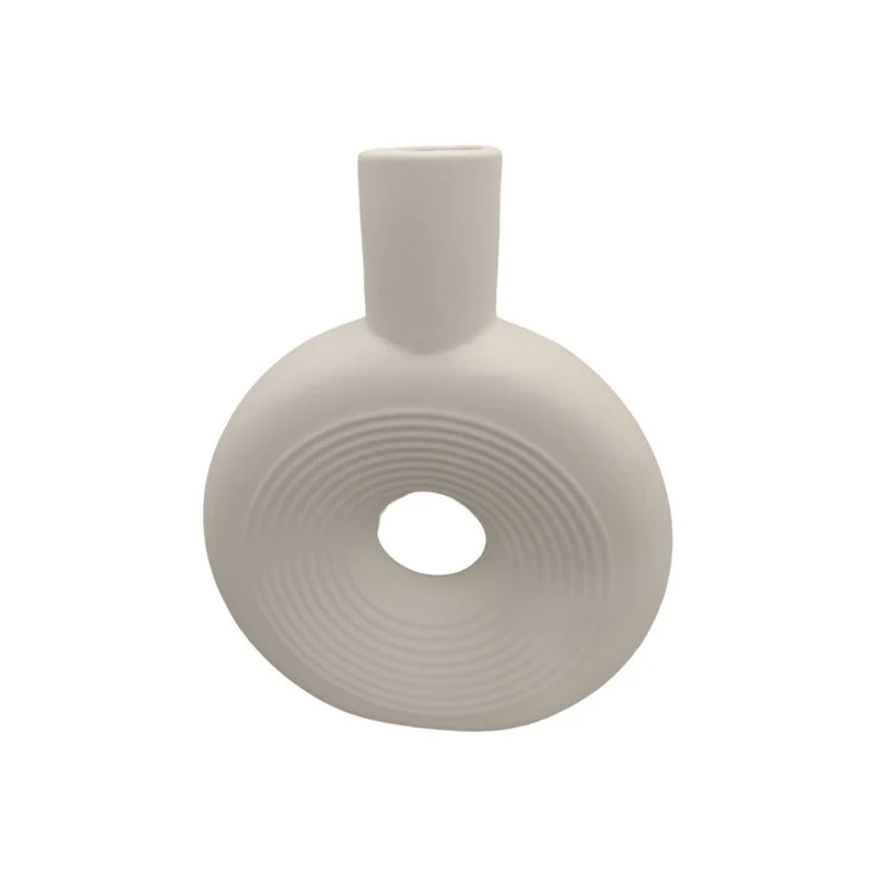 Vase en ceramique, 18x5,5xH22cm