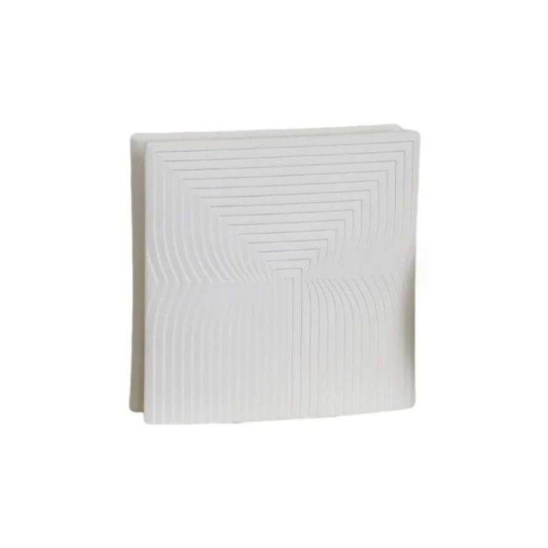 Vase en ceramique blanc, 20x7xH19,7cm