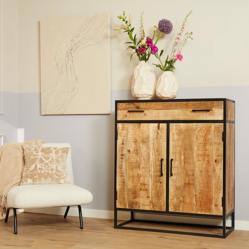 Commode en bois de manguier - ALEXIA