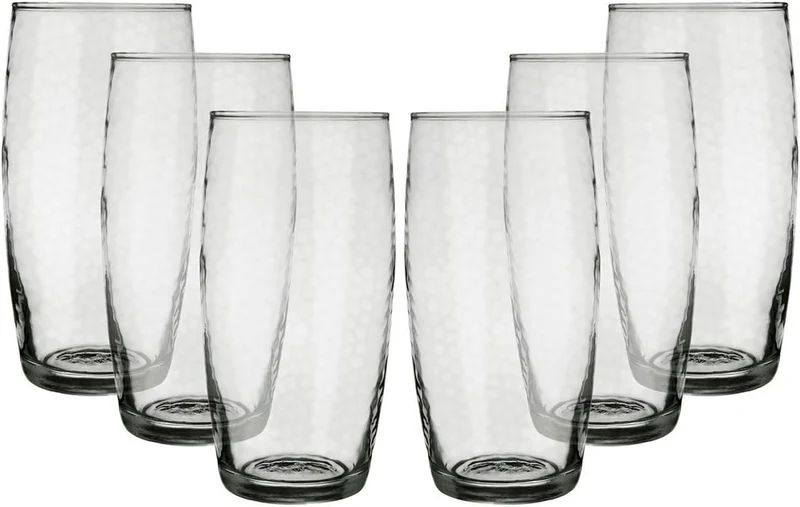 Set de 6 verres longs 430ml, Favo Nadir