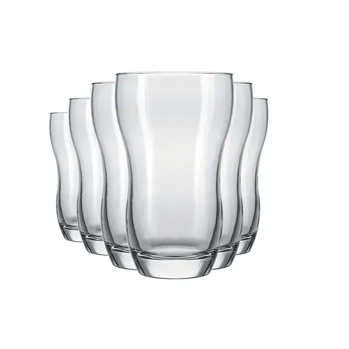 Set de 6 verres longs 410ml, Samba Nadir