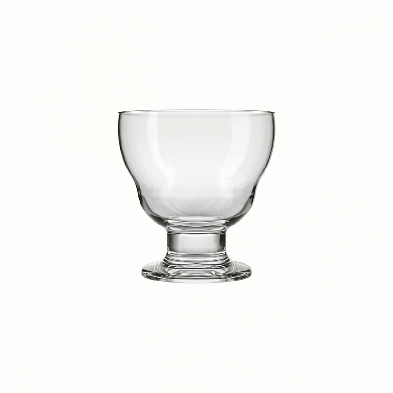 Set de 3 coupes à dessert Nadir Samba, verre robuste, 360 ml