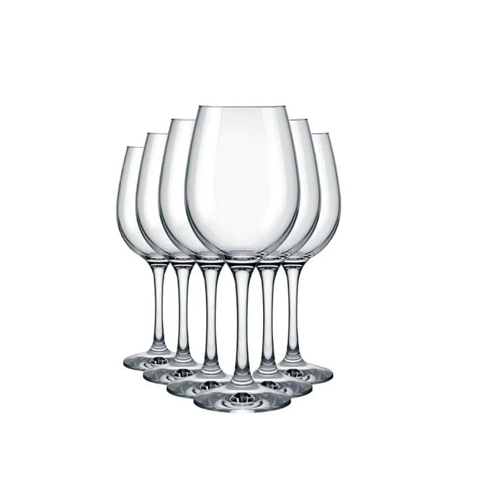 Set de 6 verres a pied 385ml, Barone Nadir