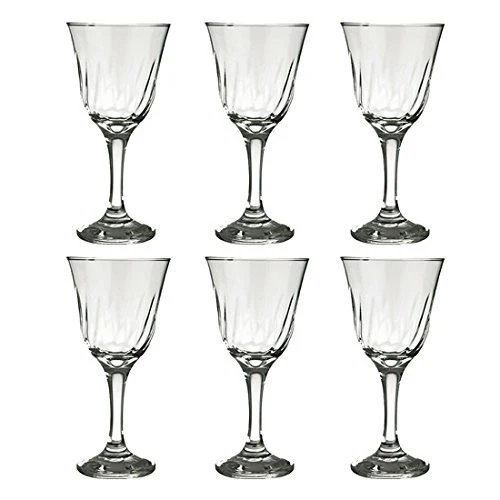 Set de 6 verres a pied 250ml, Lirio Nadir