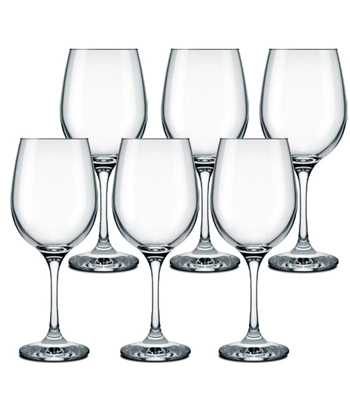 Set de 6 verres a pied 490ml, Barone Nadir