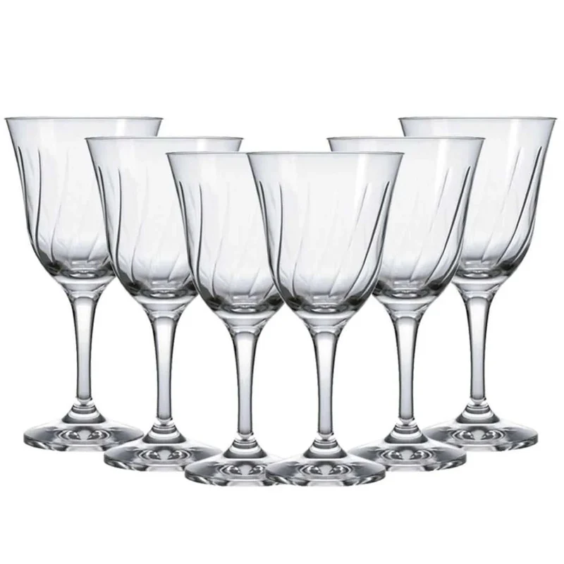 Set de 6 verres a pied 365ml, Lirio Nadir