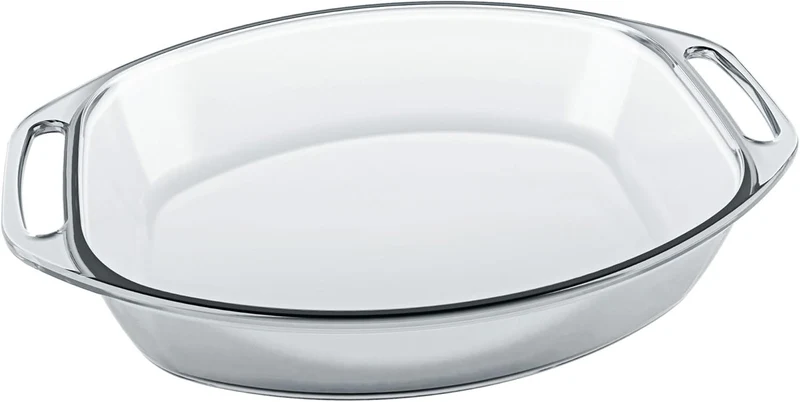 Rôtissoire ovale en verre, 3,2L