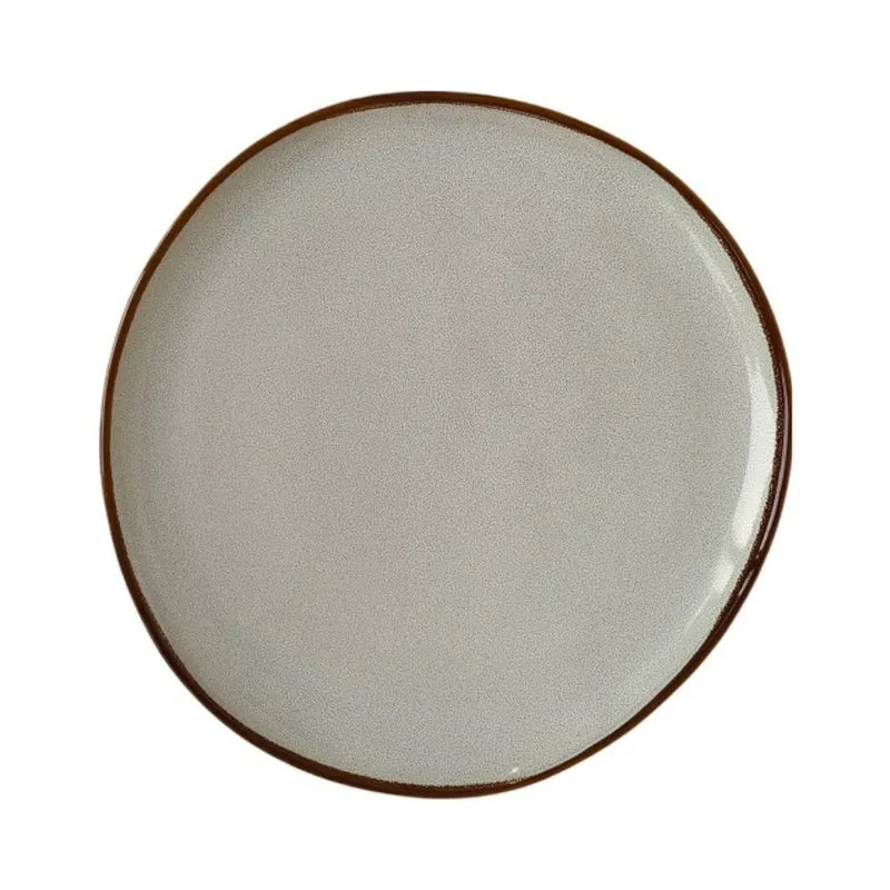 Assiette plate en ceramique, D27CM - KING