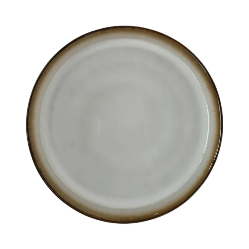 Assiette plate en ceramique, D27,5CM - WINSTON