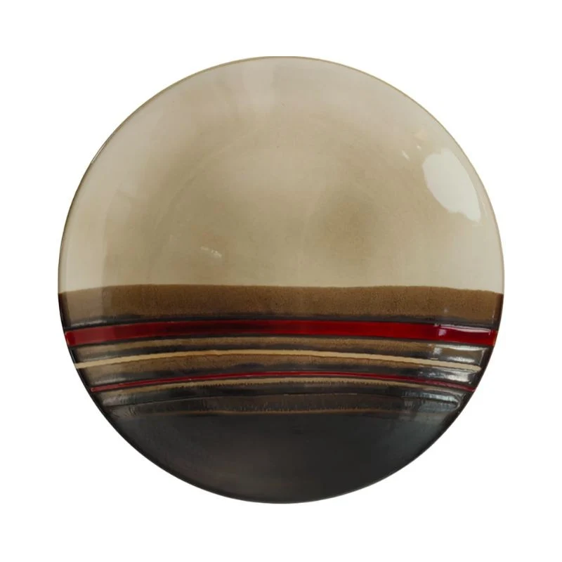 Assiette plate en ceramique, D27,5CM - RUBEN