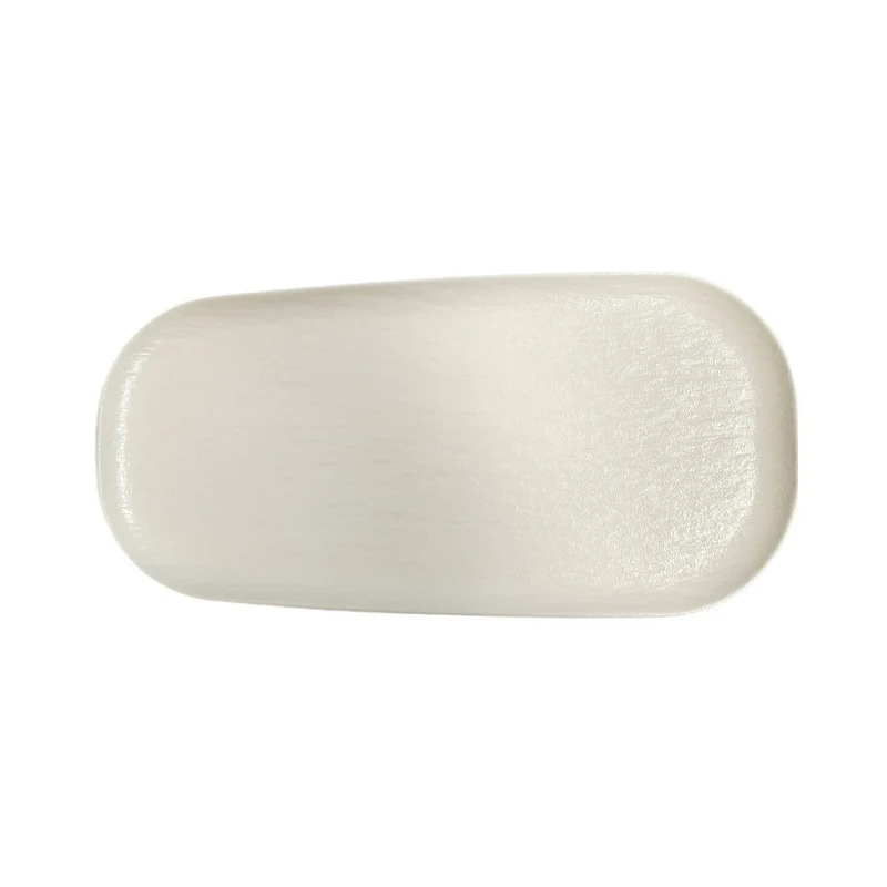 Assiette de présentation en ceramique, 35,5x17,5xH2CM