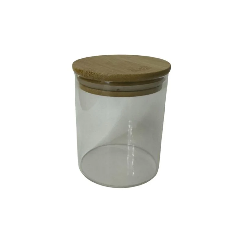 Pot hermétique en verre, D6,5xH10cm