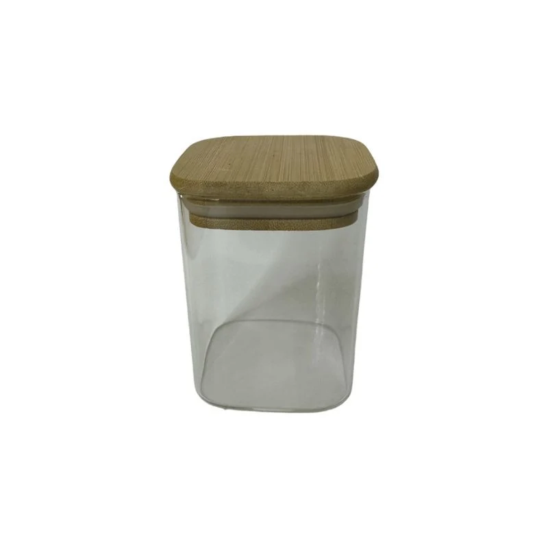 Pot hermétique en verre, 6x6xH6cm