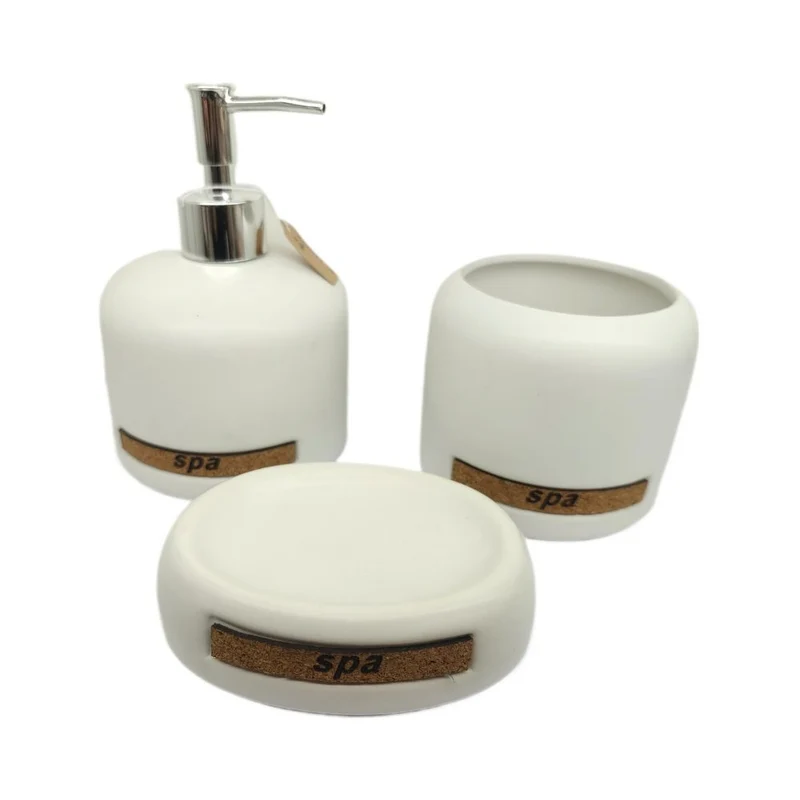 Set 3pcs accessoires sdb