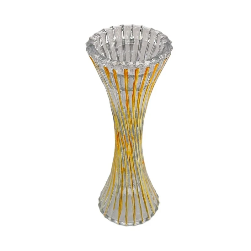 Vase en verre transparent, D6,9xH13,2 cm