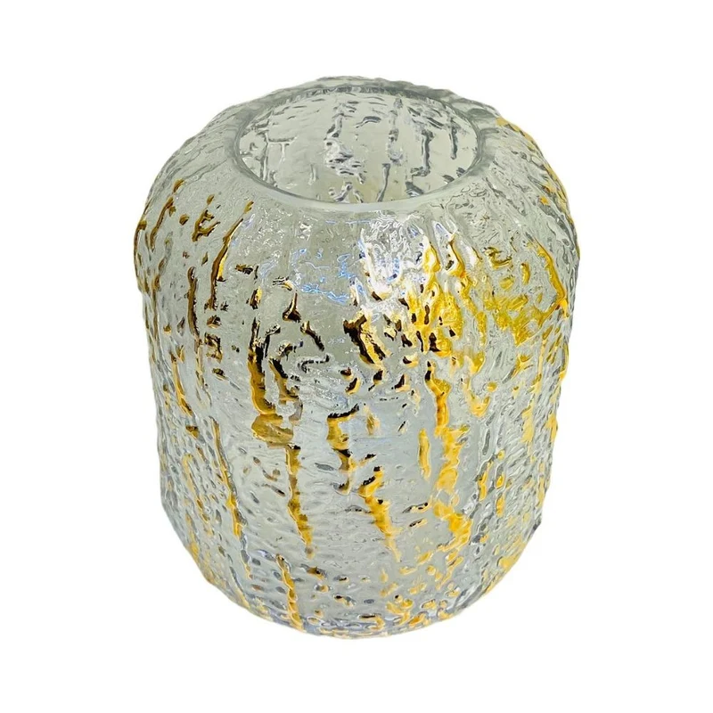 Vase en verre transparent, D15xH27 cm