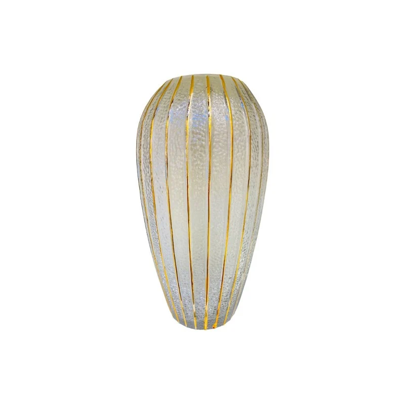 Vase en verre transparent, D15,5xH31 cm