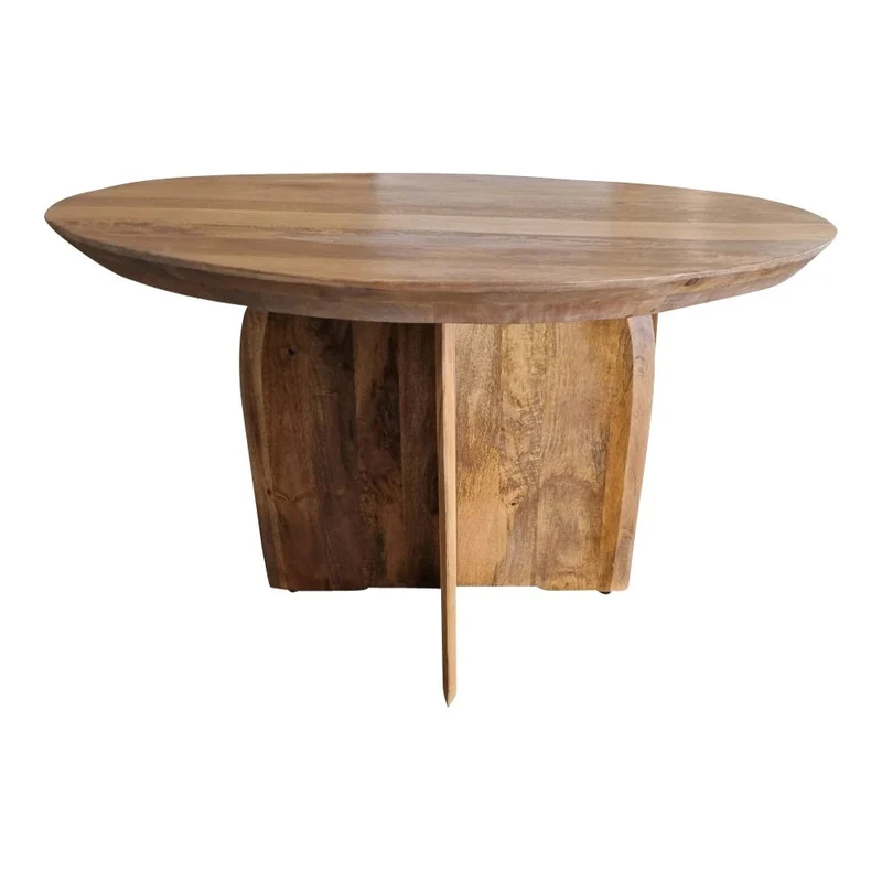 Table à manger en bois de manguier, epaisseur 6 cm, H76 cm - TORONTO