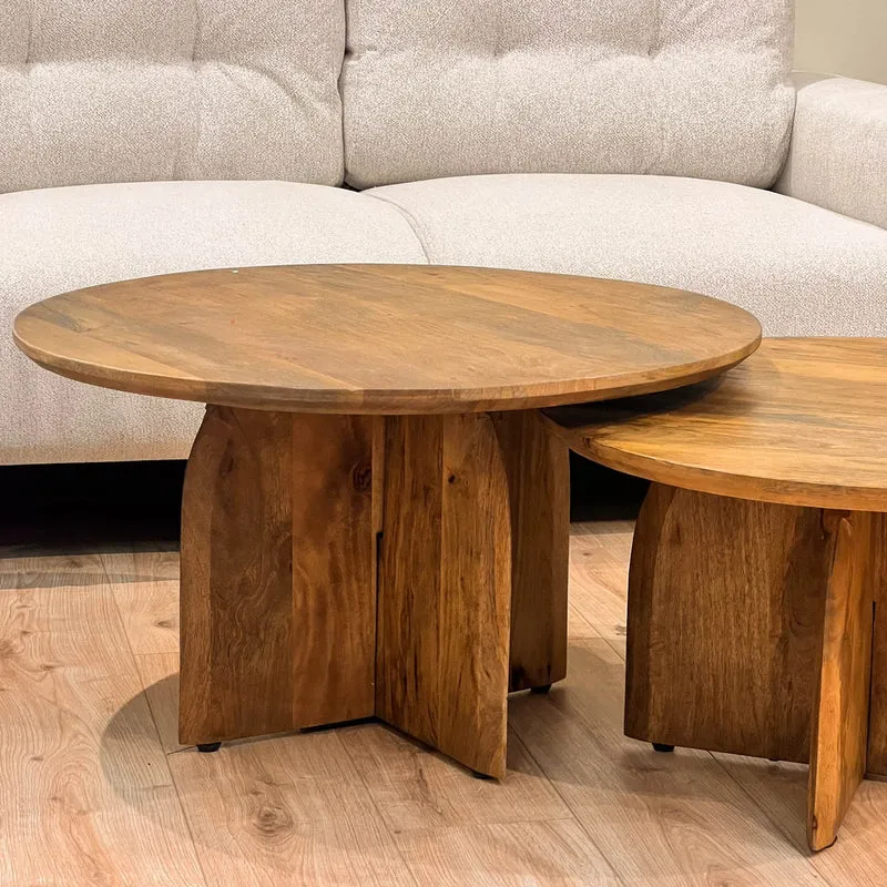 Table à manger en bois de manguier, epaisseur 6 cm, H76 cm - TORONTO