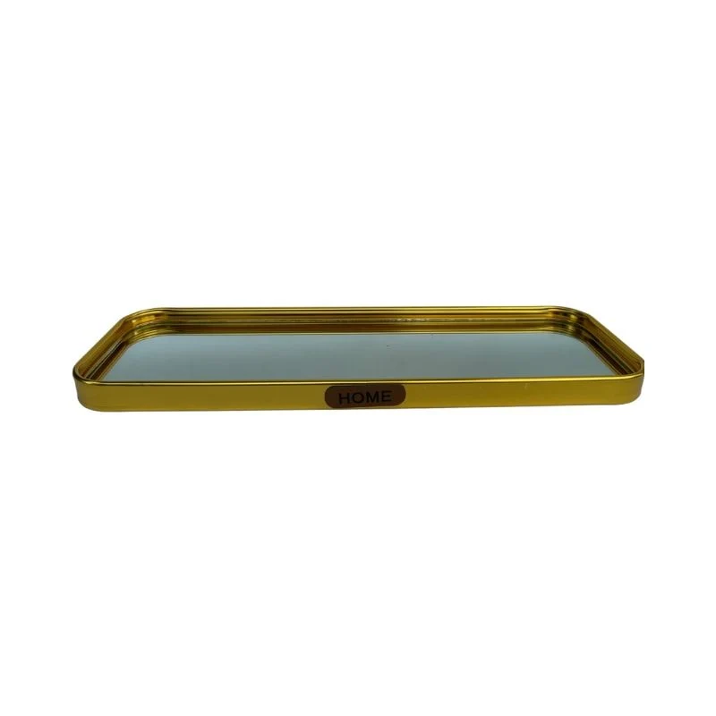 Plateau de presentation miroir ovale, 30x10cm