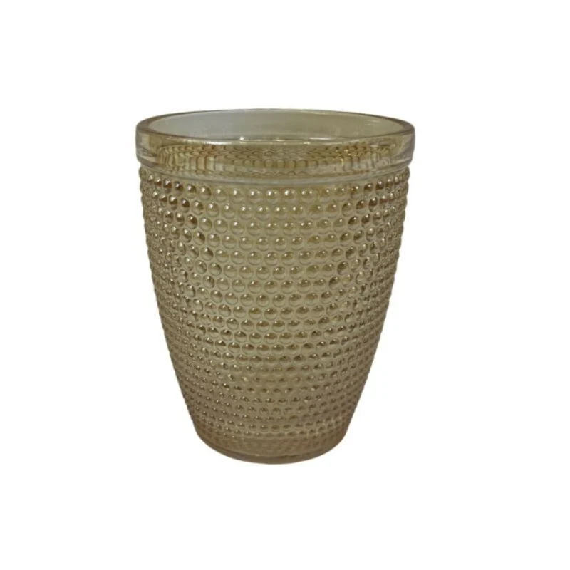 Verre à eau en verre ambre, D8xH10CM, 250ML - KRYSTA