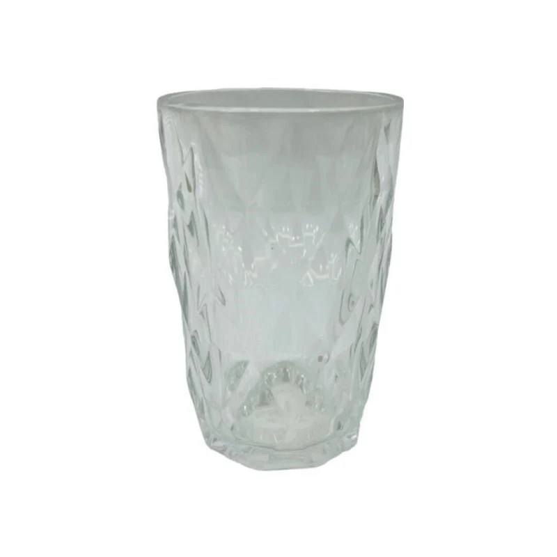 Verre à eau en verre transparent, D8xH12,5CM, 350 ML - LUXY