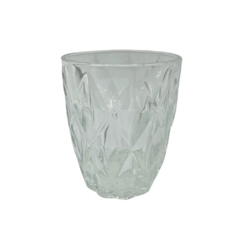 Verre à eau en verre transparent, D8xH10CM, 250ML - LUXY