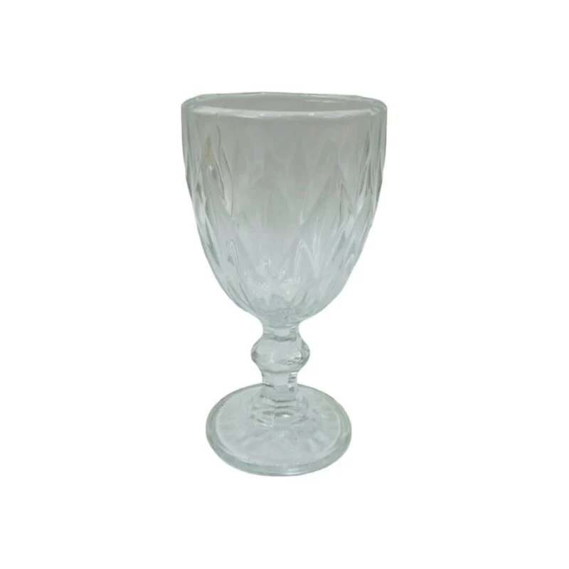 Verre à vin en verre transparent, D8xH15,5CM, 240ML - LUXY