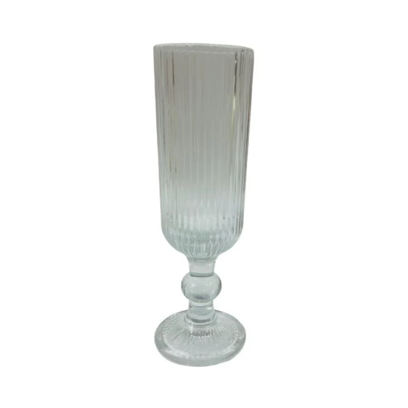 Flûte à champagne en verre transparent, D5,5xH18,5CM, 150ML - CLASSICA