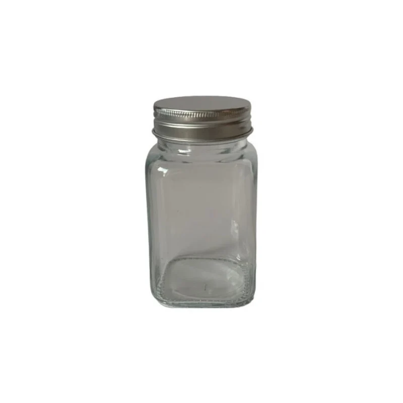 Pot hermétique en verre, 6x6xH10cm, 200ml
