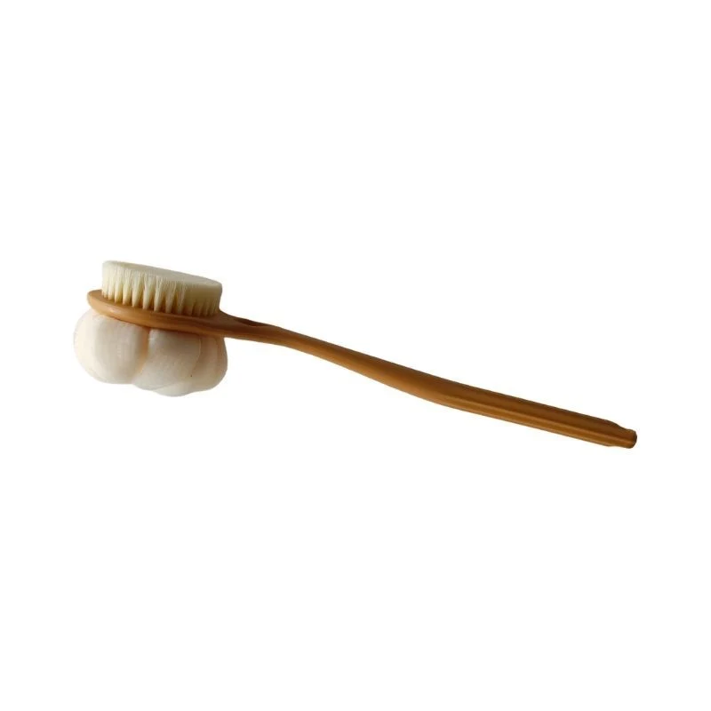 Fleur et brosse de douche 9x38CM double face - DARKY