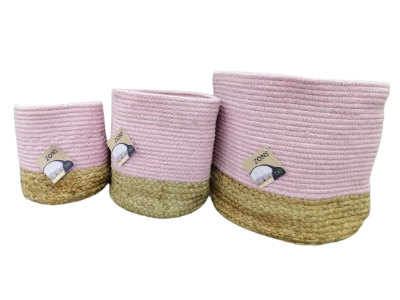 Panier rangement en jute, D30XH30 - SNOW