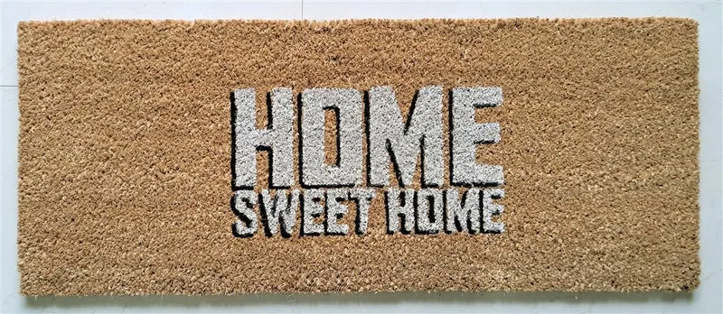 Tapis d’entrée Paillasson coco naturel HOME SWEET HOME 30x75cm ep 1,5cm