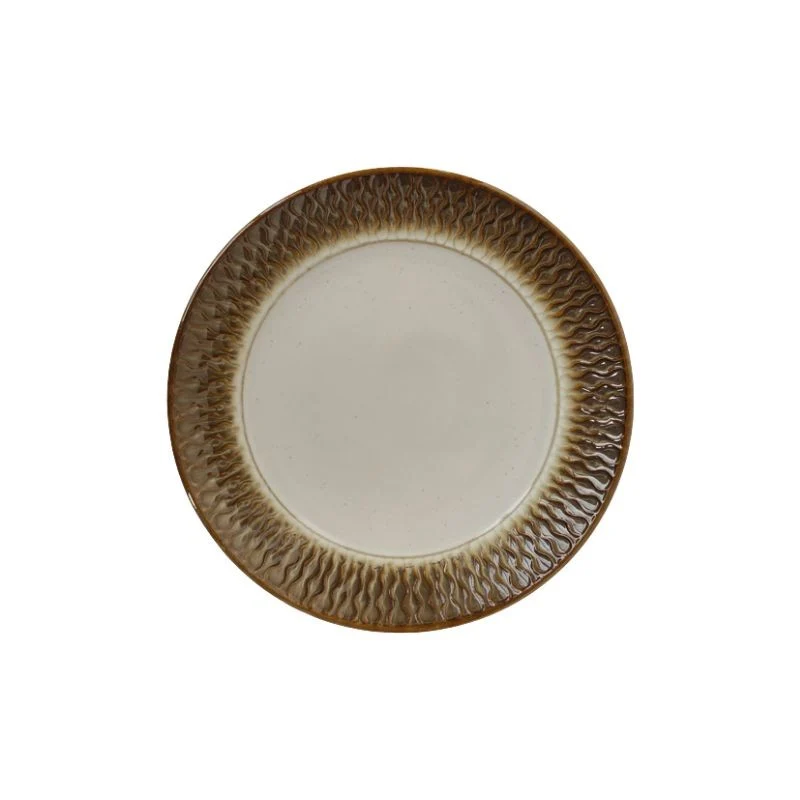 Assiette dessert en céramique, D21,50cm - SARLA