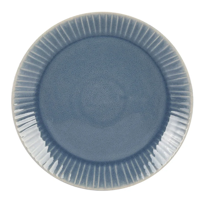 Assiette plate en céramique, D26cm - KRYS