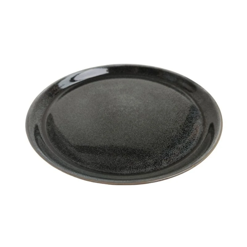 Assiette plate en céramique, D28cm - LYXA