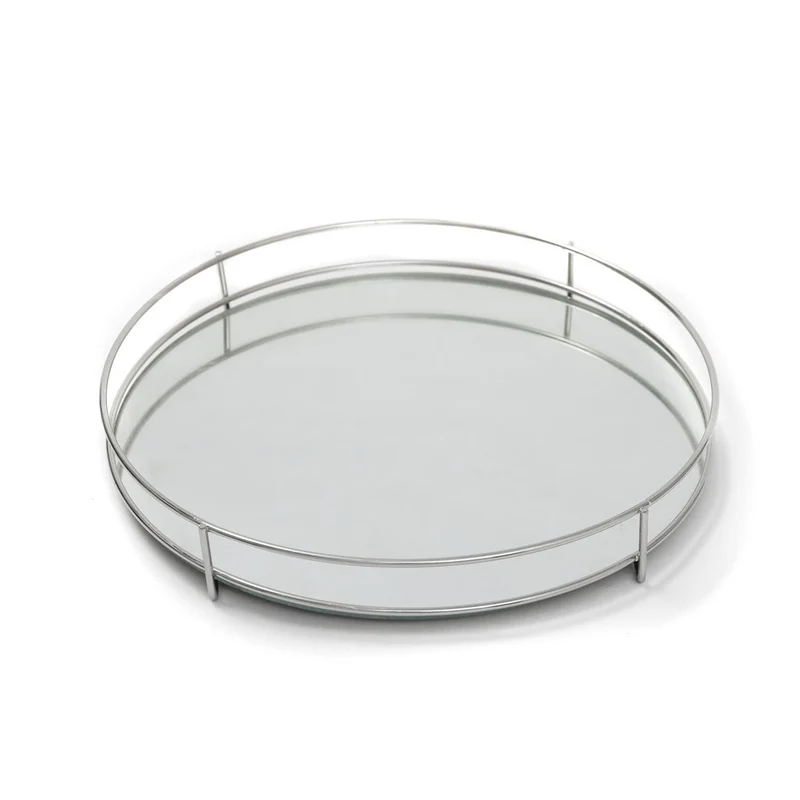 Plateau miroir D29,5xH5 cm