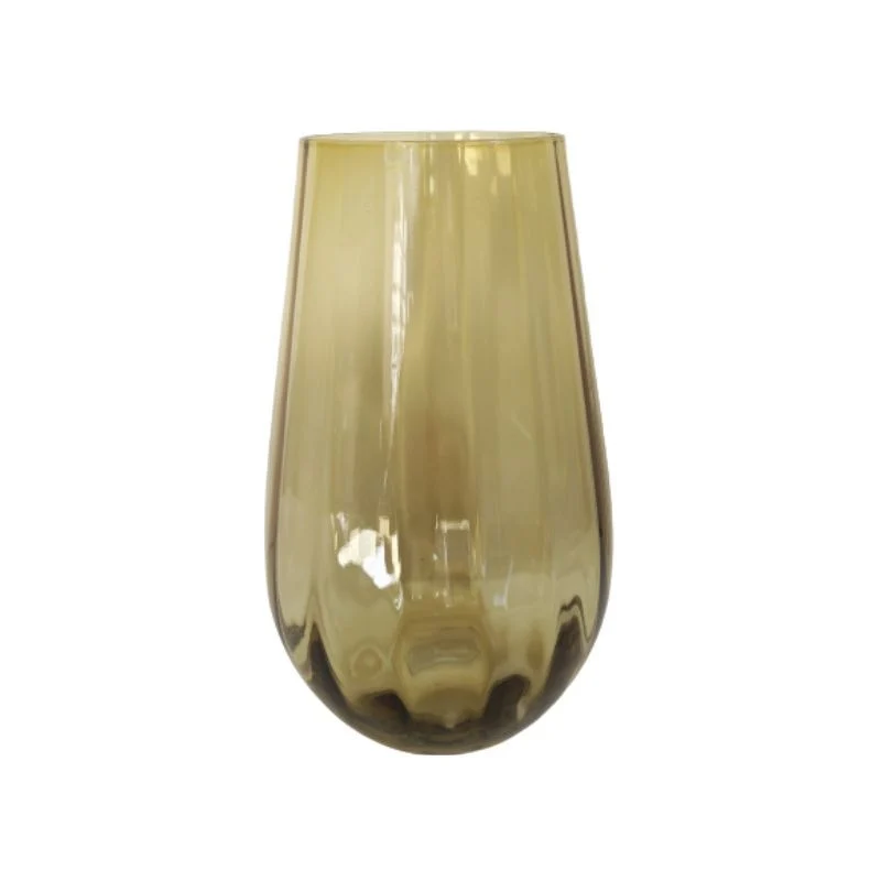 Vase en verre, D14xH25CM - HORTENSE