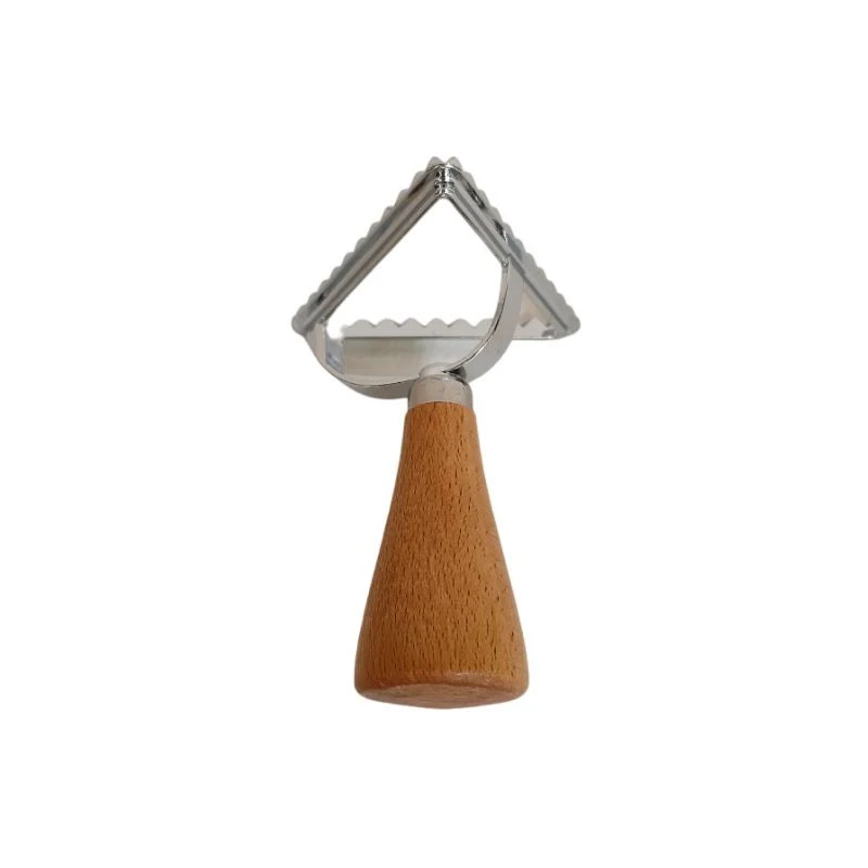 Emporte pièce pour biscuit en acier inoxydable et manche en bois, 6xH9,5cm - COOK