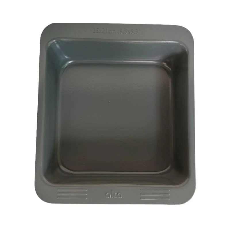 Moule à cake carré, 21x25xH6cm
