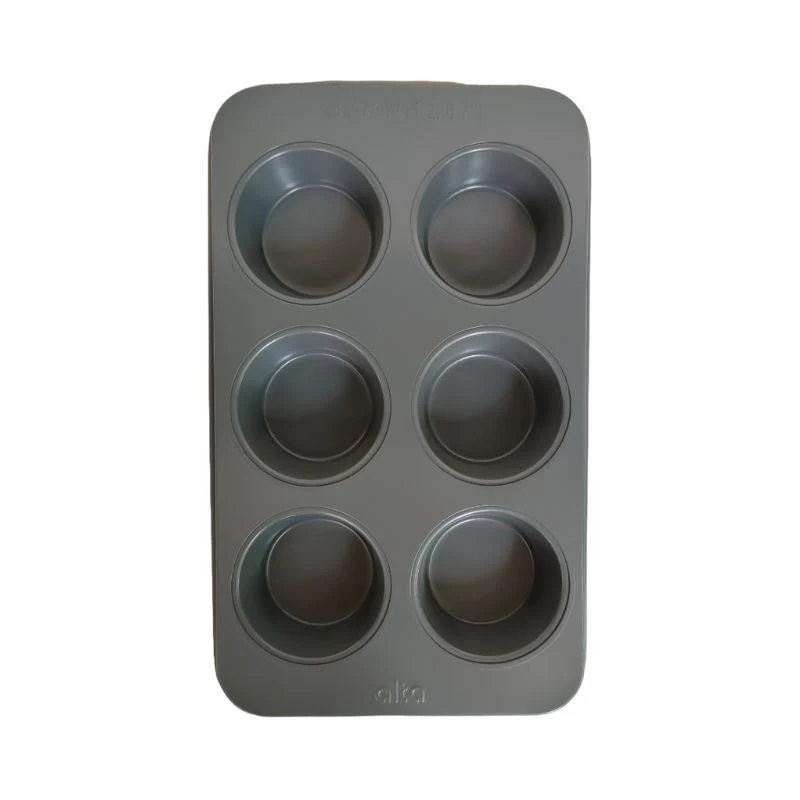 Moule à muffins 6 pcs, 28x17xH3CM
